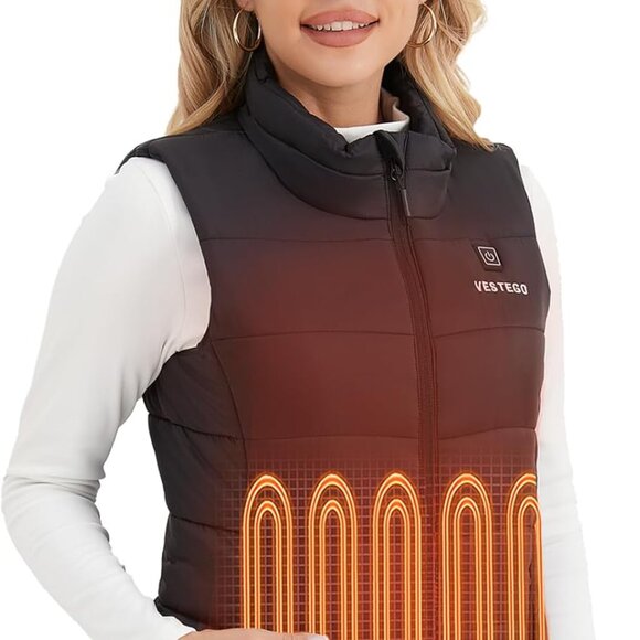 Heated Vest Women Battery Pack Included, Heated Jackets for Women, 3 Heating Lev